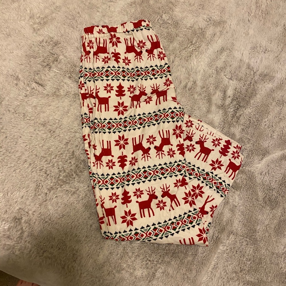 Hanna Andersson Unisex Dear-Deer Flannel PJ Pants